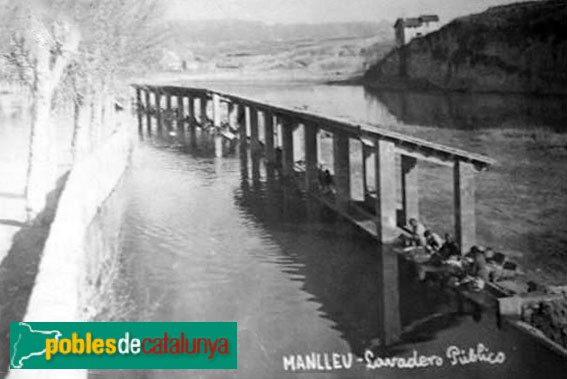 Manlleu - Rentants de Baix. Fotografia dels anys 40