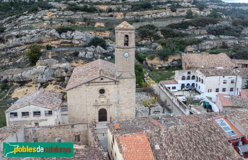 Vilanova de Prades - Església de Sant Salvador (Foto: Francesc Vidal-Barraquer, 2024) Vilanova de Prades - Església de Sant Salvador