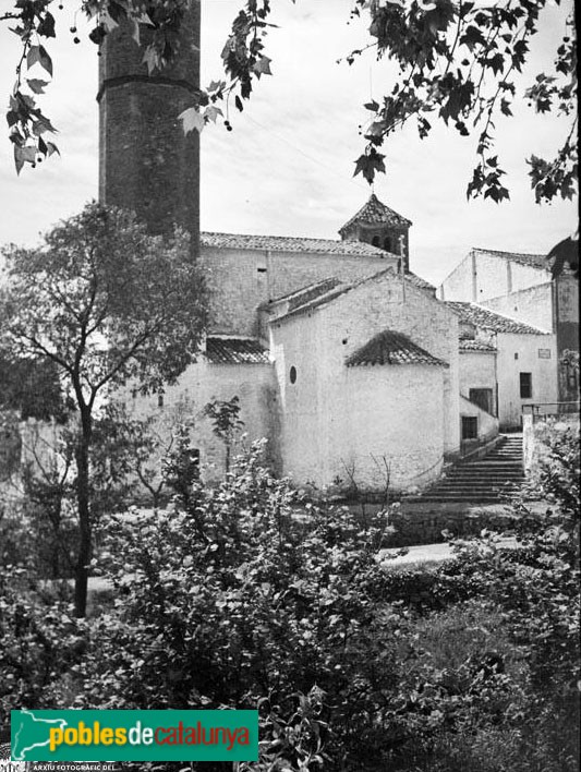 Castellar del Vallès - Església de Sant Feliu del Racó (Foto: <i>Francesc Blasi -Arxiu Fotogràfic Centre Excursionista de Catalunya-</i>, 1924-36) Castellar del Vallès - Església de Sant Feliu del Racó