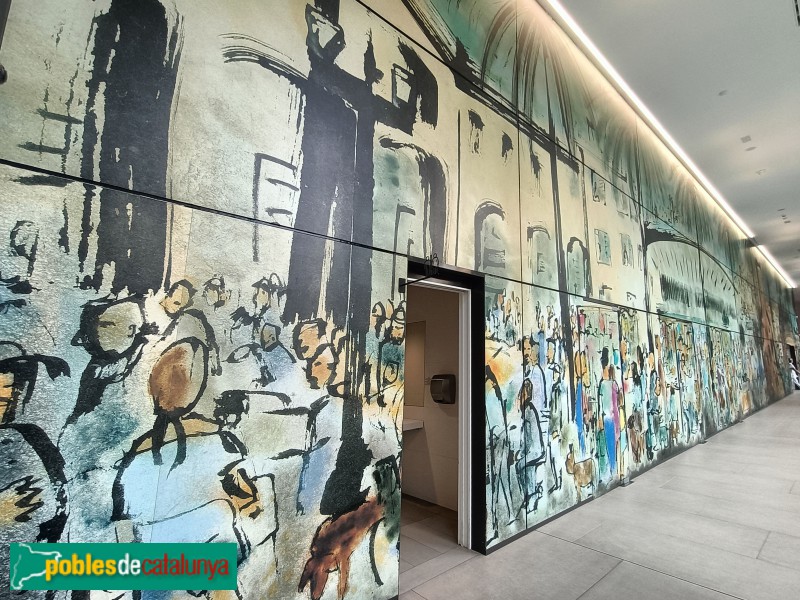 Barcelona - Mural de l'Institut Guttmann