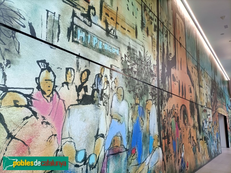 Barcelona - Mural de l'Institut Guttmann