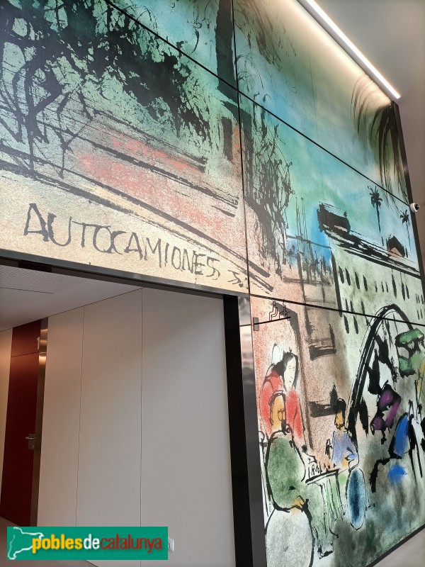 Barcelona - Mural de l'Institut Guttmann
