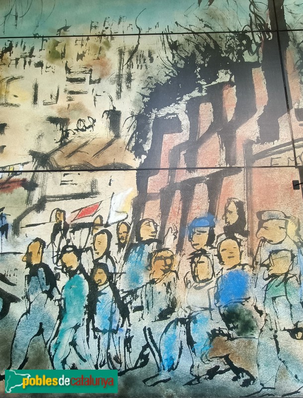 Barcelona - Mural de l'Institut Guttmann