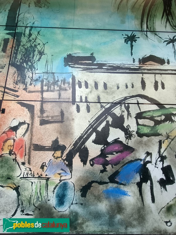 Barcelona - Mural de l'Institut Guttmann