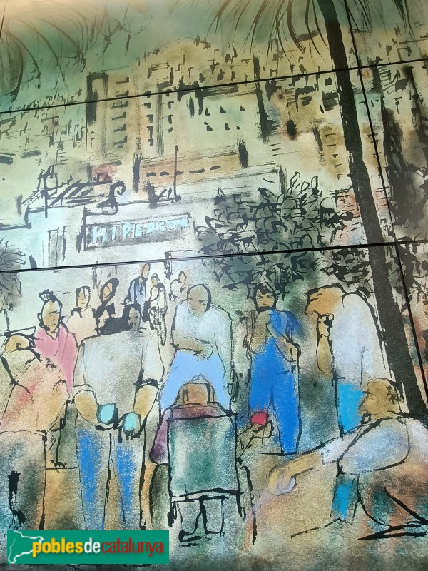 Barcelona - Mural de l'Institut Guttmann