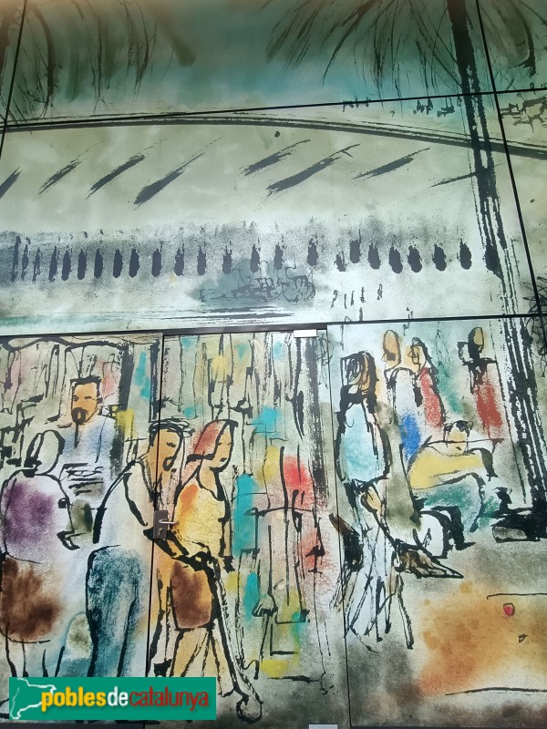 Barcelona - Mural de l'Institut Guttmann