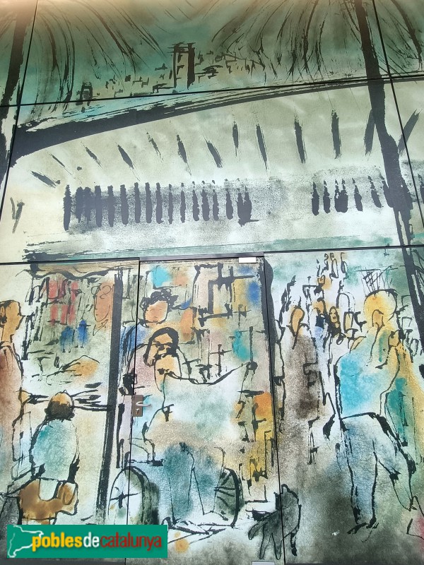Barcelona - Mural de l'Institut Guttmann