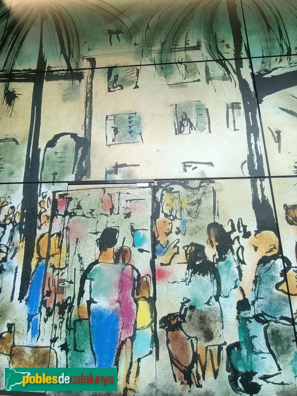 Barcelona - Mural de l'Institut Guttmann
