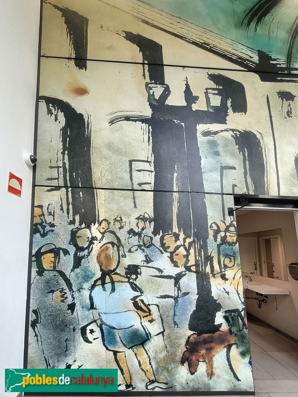 Barcelona - Mural de l'Institut Guttmann