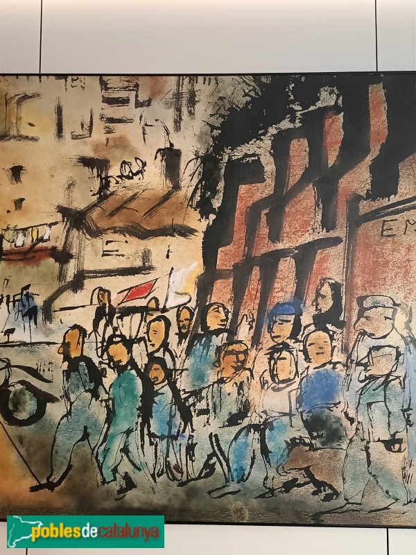 Barcelona - Mural de l'Institut Guttmann