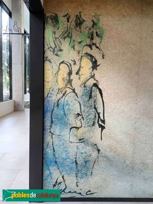 Barcelona - Mural de l'Institut Guttmann