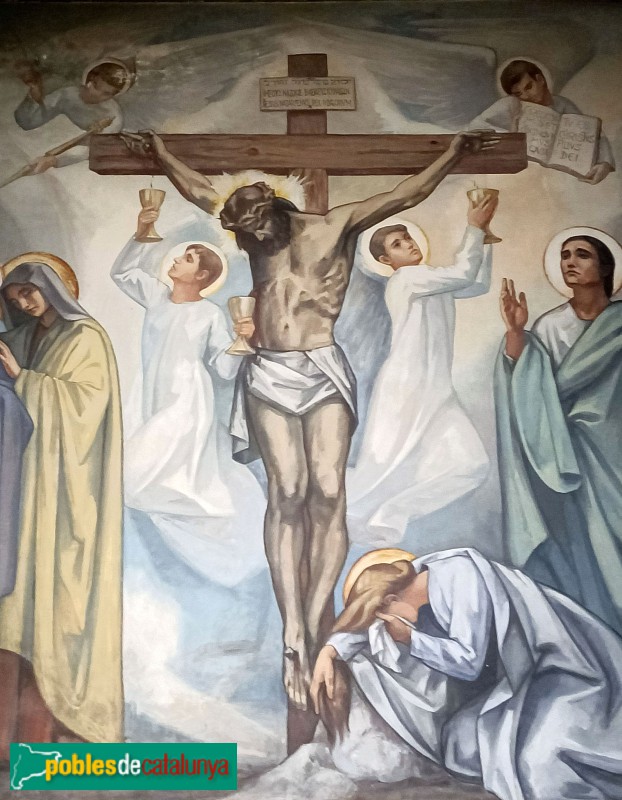 Barcelona - Església de Crist Rei. Capella del Santíssim