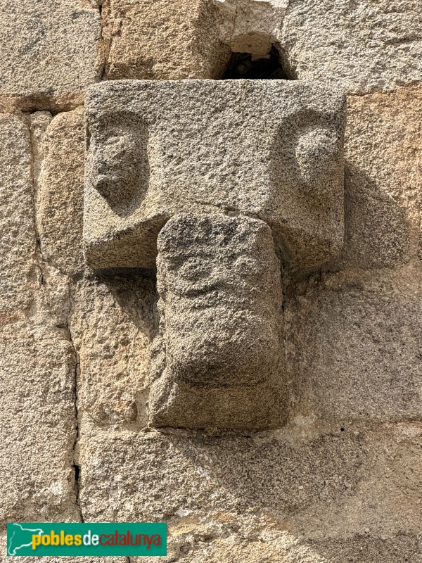 Guils - Església de Sant Esteve de Guils. Mènsula