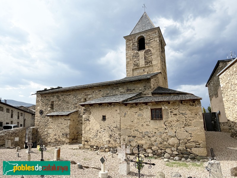 Guils de Cerdanya - Església de Sant Vicenç de Saneja (Foto: Albert Esteves, 2026) Guils de Cerdanya - Església de Sant Vicenç de Saneja