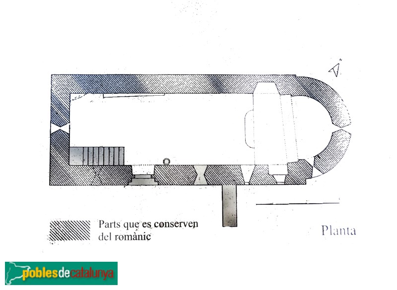 Bellver de Cerdanya - Sant Iscle i Santa Victòria de Talltendre. Planta