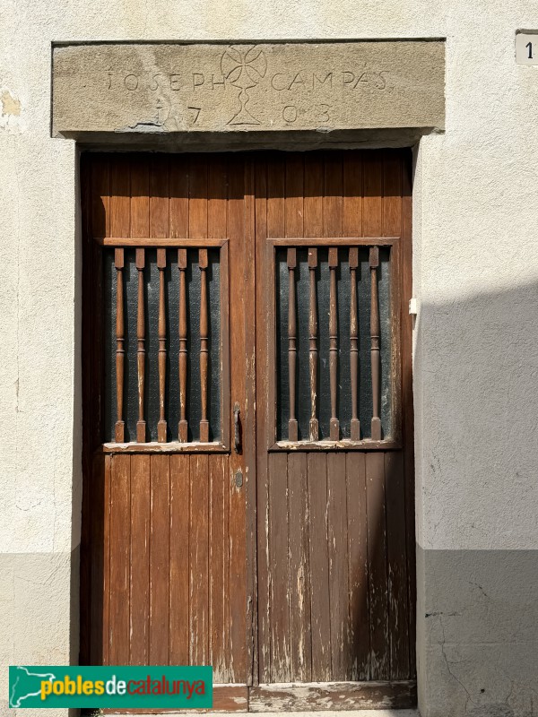 Sant Pere de Torelló - Portal de 1703
