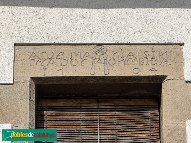 Sant Pere de Torelló - Portal de 1704