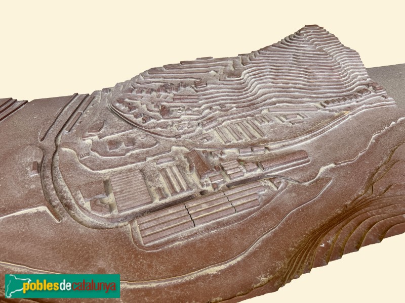 Sant Vicenç de Torelló - Colònia Borgonyà. Maqueta