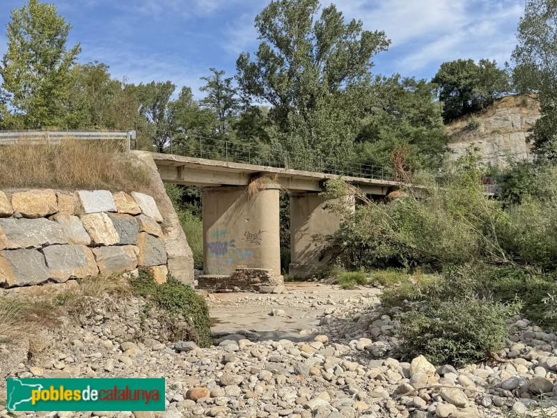 Torelló - Colònia la Coromina. Pont sobre el Ter