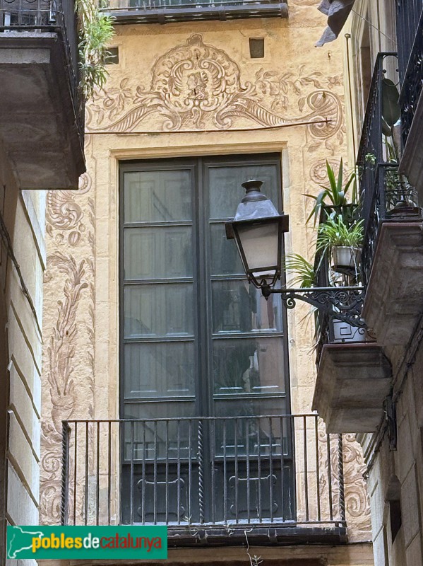 Barcelona - Esgrafiats carrer Tarongeta