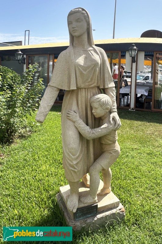 Palamós - Escultura <i>Homenatge a la Mare</i>