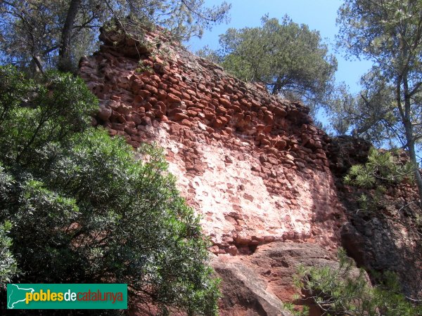 Cervelló - Castell. Murs