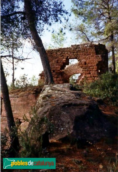 Cervelló - Capella del castell, abans de la restauració
